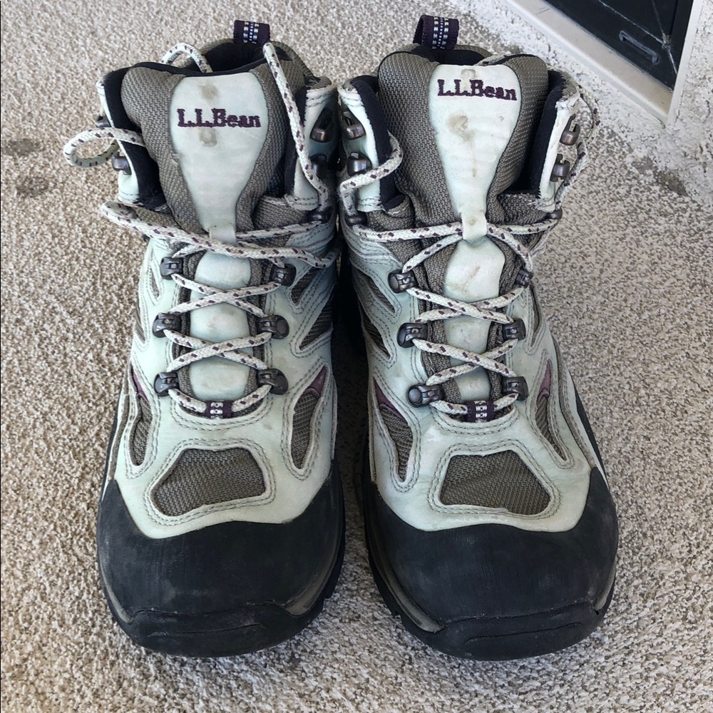 LL Bean 8/M women outdoor boots used conditions